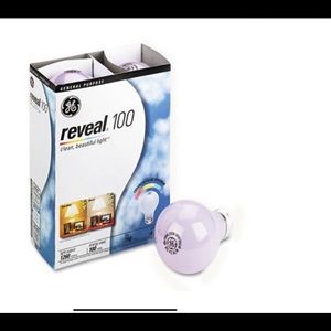 GE Reveal light bulbs 100 watts